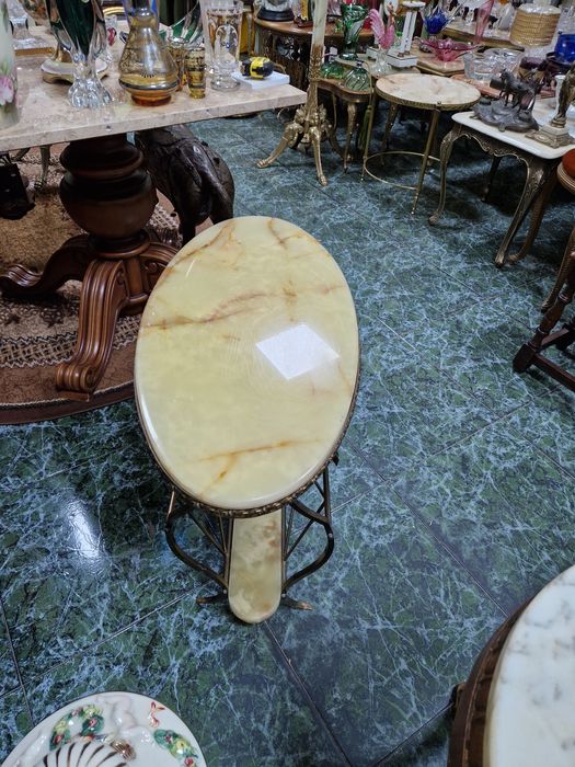 Страхотна антикварна белгийска бронзова поставка за вестници