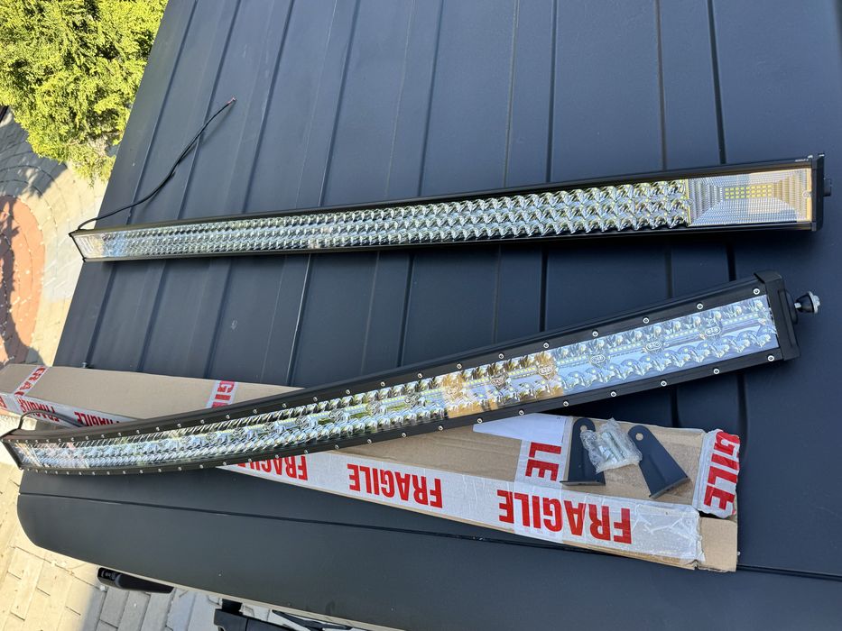 Priector auto LED bar  curbat, 12D, 975W si 729W 12-24 V, 130 cm