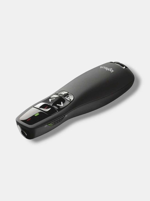 Презентер Logitech Presenter R400 черный с лазером