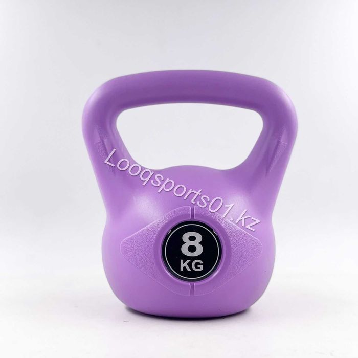 Гиря пластик цветные 8кг гирь, гири