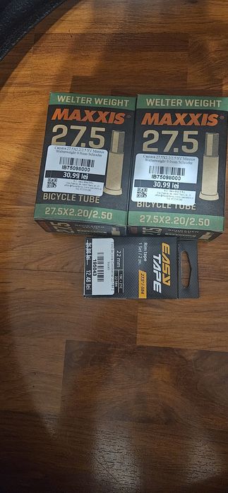 Anvelope WTB + Camere Maxis + Fond de janta Continental
