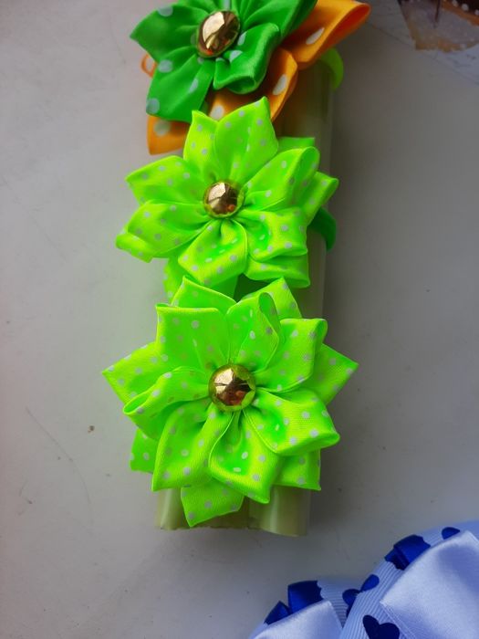 Резиночки бантики. Ручная работа