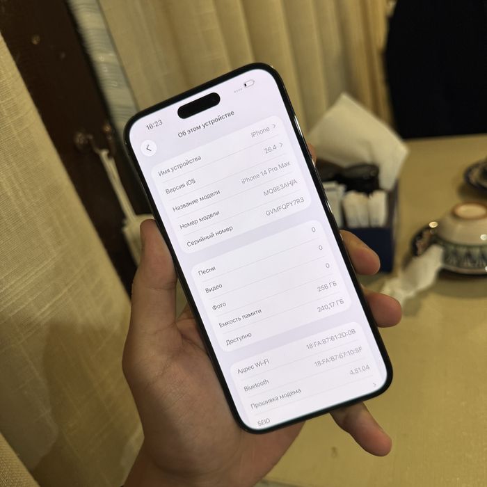 iPhone 14Max Purple 256gb 93% Kar Dak Ishlashi Alo !!!