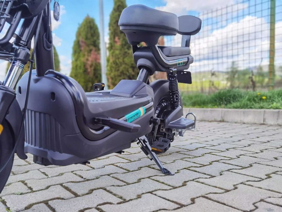 Scuter electric RDB G60 NEGRU 500W 48V20Ah FARA PERMIS Nou Solid