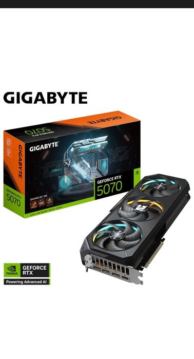 Placa video GIGABYTE RTX 5070 GAMING OC, 12GB GDDR7, 192-bit