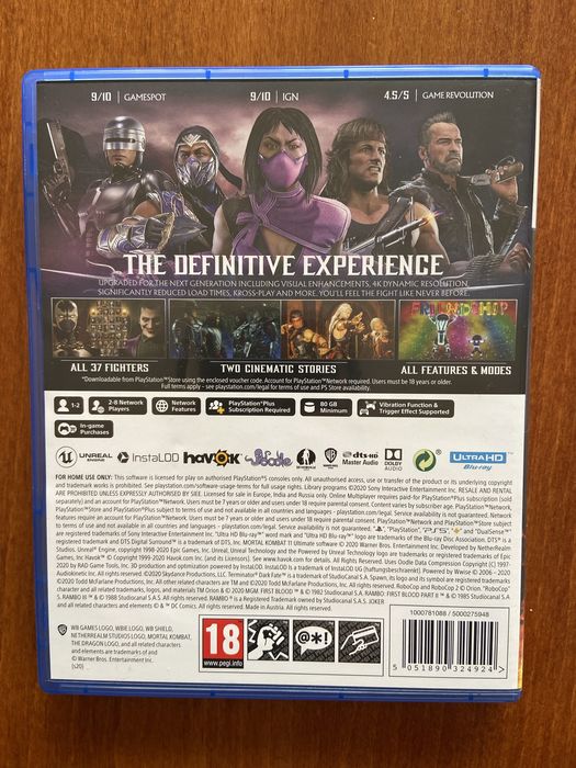 Игра За PS 5 Mortal Kombat 11 Ultimate