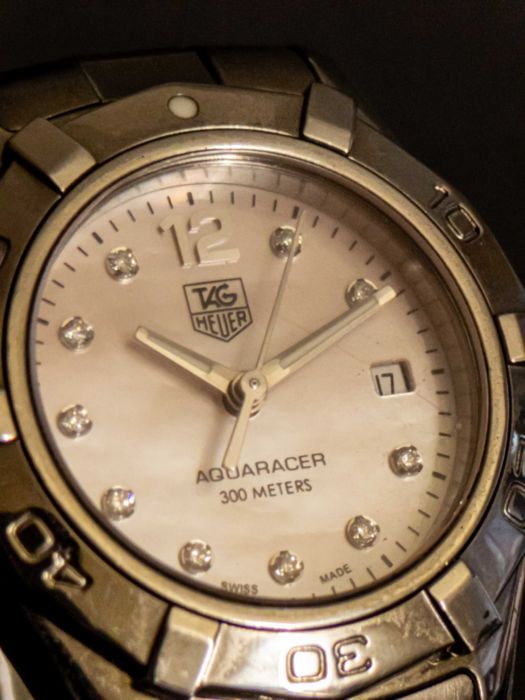Дамски часовник TAG Heuer Aquaracer – Диаманти, розов седеф, 28мм