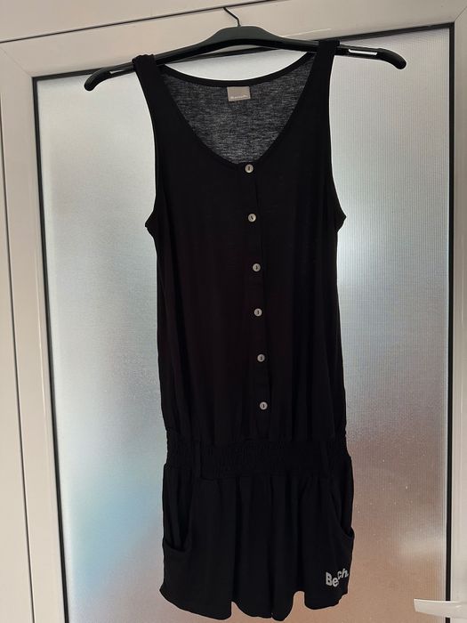 Bench Jumpsuit къс летен гащеризон в черно Номер 36/ S нов