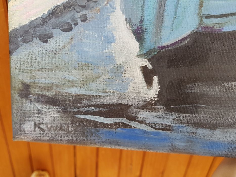 Маслена картина без рамка