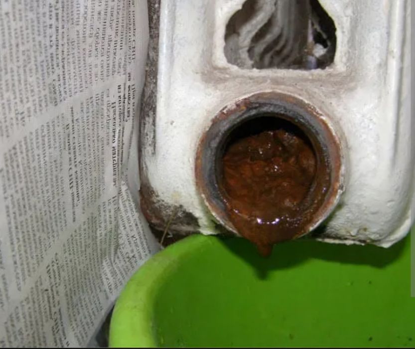 Чистка радиатора химии