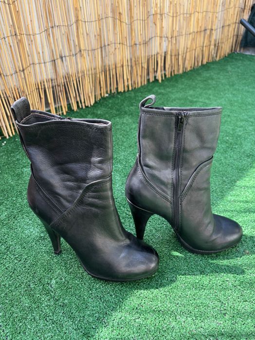 Дамски зимни боти естествена кожа