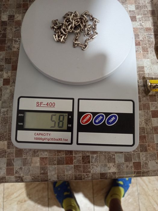 Продам трос ,якорь длина 58см-58 грам ..