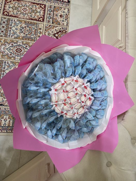 Денежный букет порадуйте родных