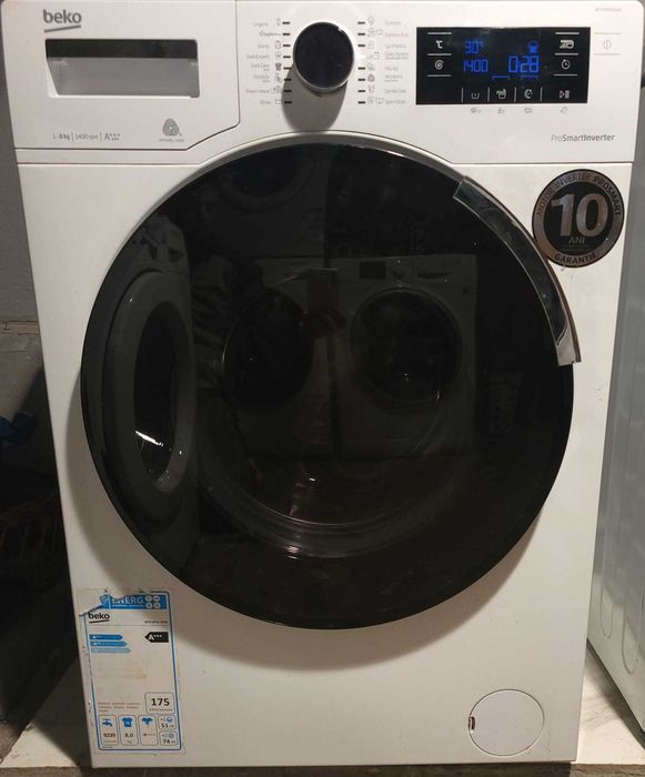 Masina de spalat rufe Beko 8 Kg, 1400 RPM, Clasa A