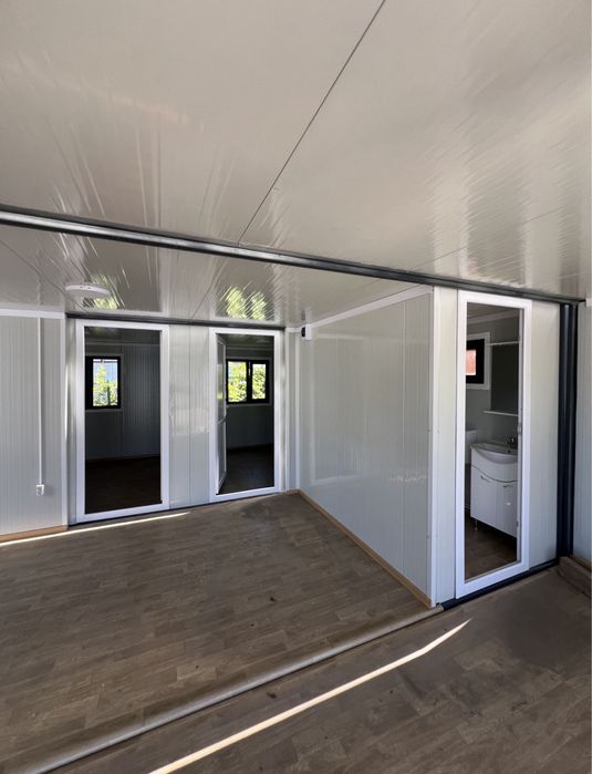 Container magazin modular fastfood cu grup sanitar