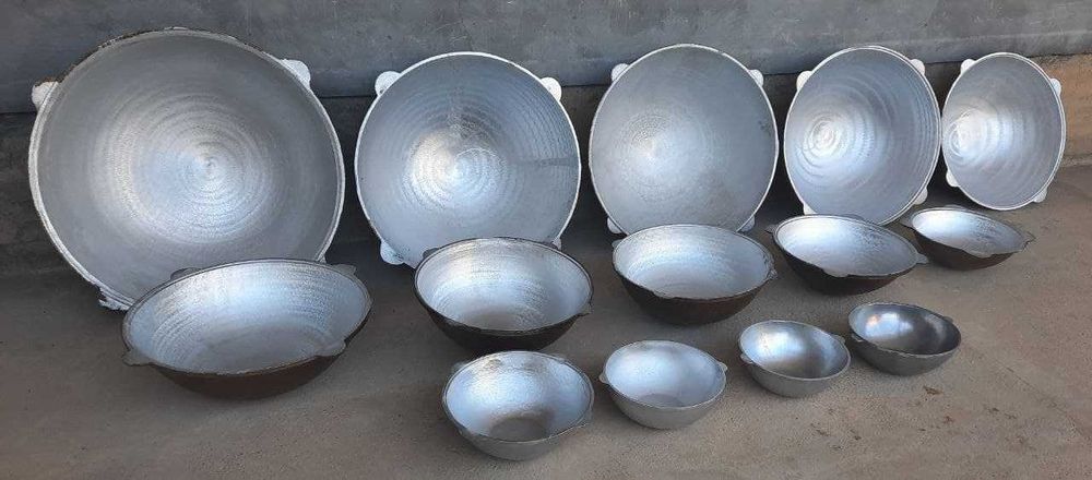 Казан алюминиевый для очаг