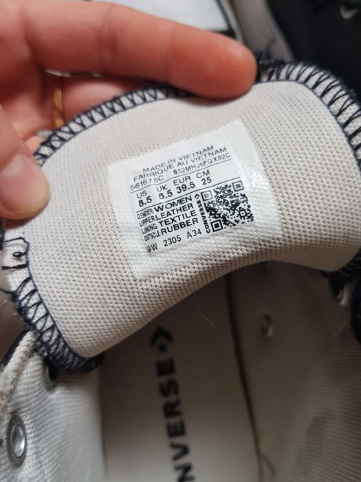 Tenesi înalți Converse nr 39,5
