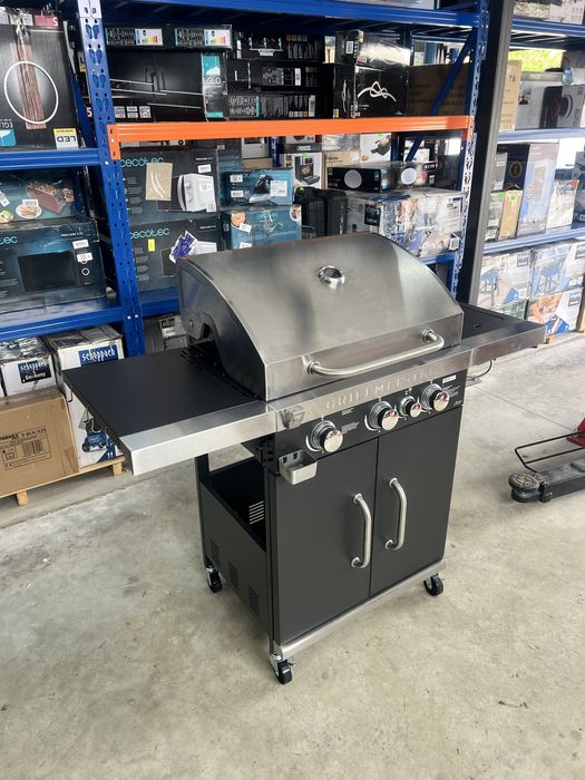 Барбекю на газ с мощност 14,4 киловата Grillmeister / Газово барбекю от инокс