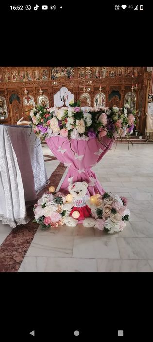 Aranjamente/decor nuntă sau botez pt biserică/acasă/restaurant