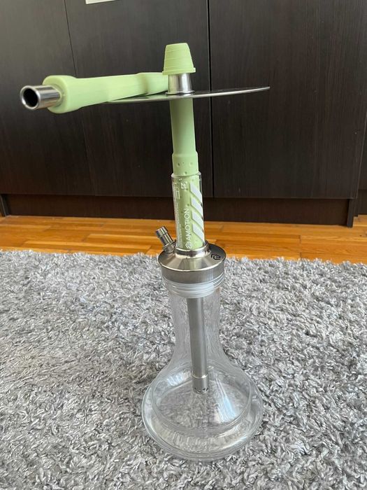 Narghilea Premium Amotion FUTR (Lime) - NOUĂ - Pachet complet!