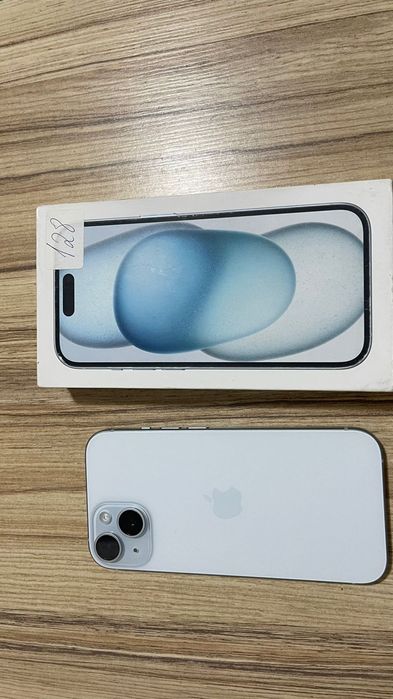 iPhone 15 / 128GB / Идеал / Коробка / 92% Ёмкость