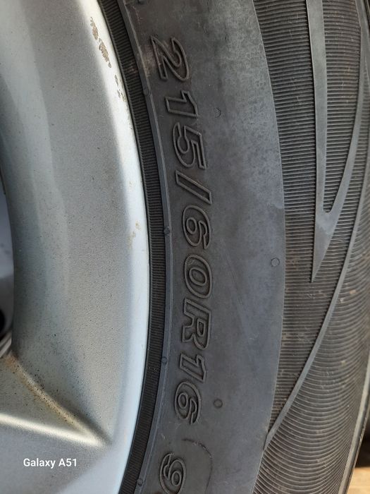 Ляти джанти с гуми за ШКОДА 5×112, 16цола