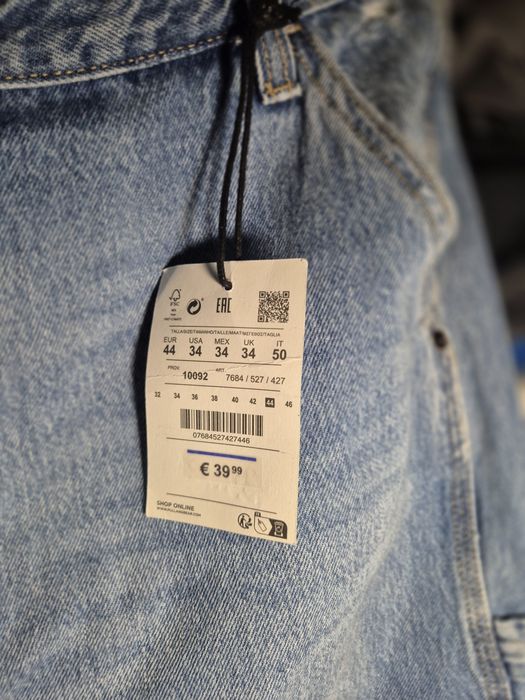 Blugi baggy Pull&Bear nr. 44, noi