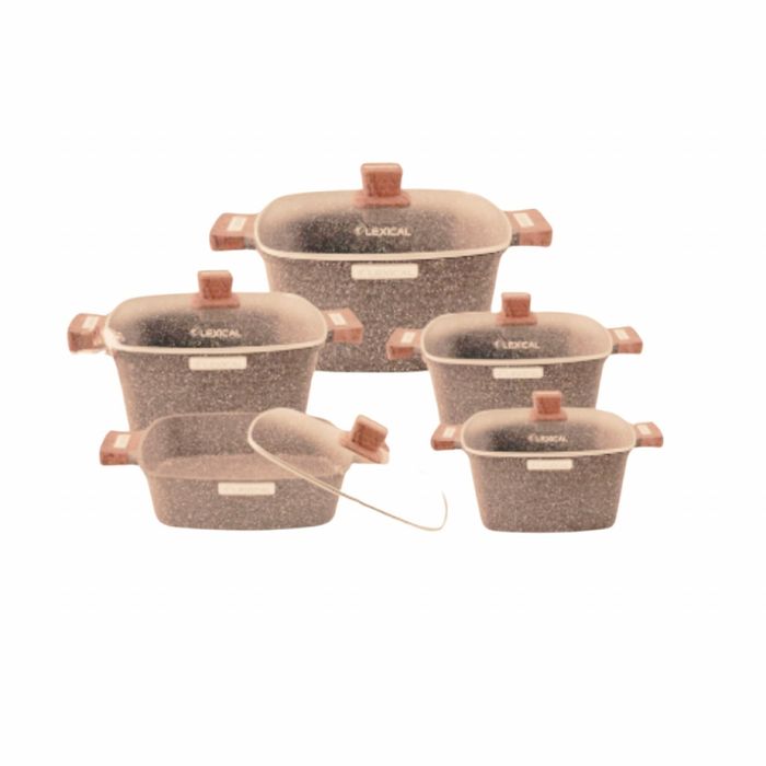 Гранитен комплект касероли от 10 части за кулинарни шедьоври Lexical