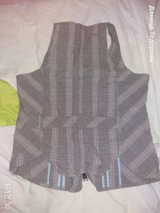 кариран къс елек