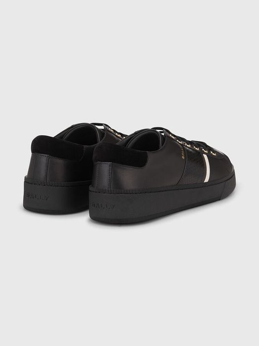 Луксозни мъжки сникърси BALLY с кожа питон - намалени