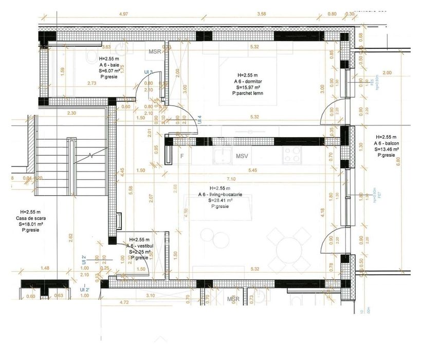 DE VANZARE apartament Lux 2 camere bloc nou zona Brancoveanu Timisoara