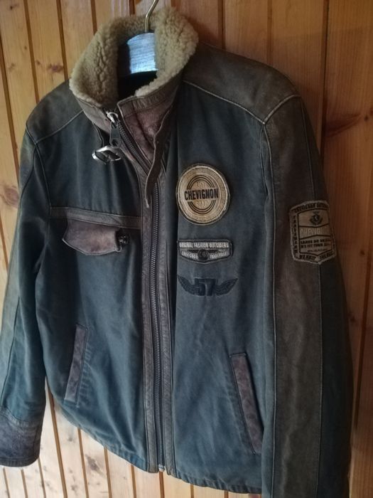 Geaca piele Chevignon L bărbați Aviator