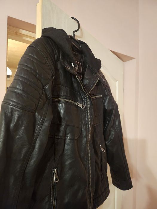 Geaca moto neagra
