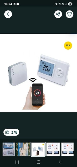Montaj termostat ambiental Wireless