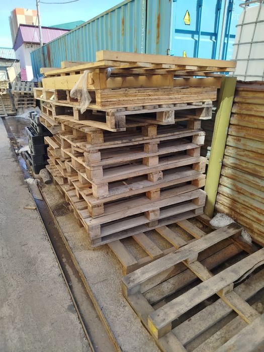 Поддоны б/у деревянные