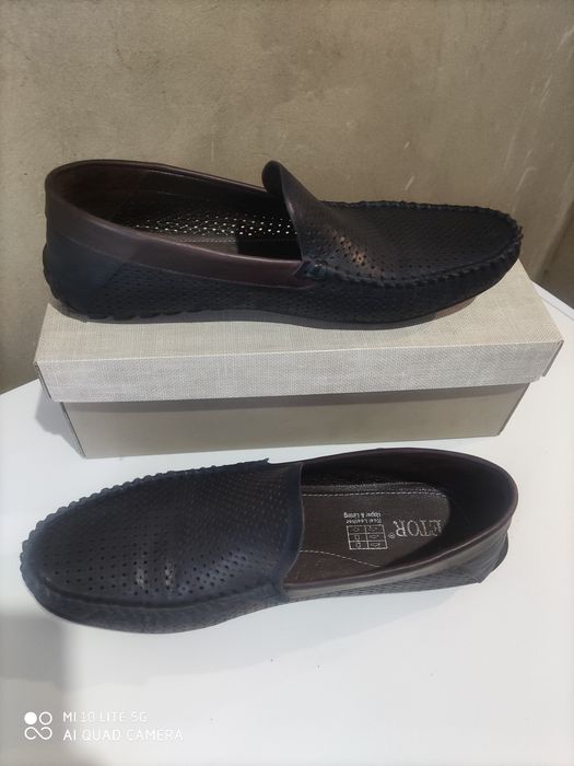 Мокасины ETOR летние ( кожа)