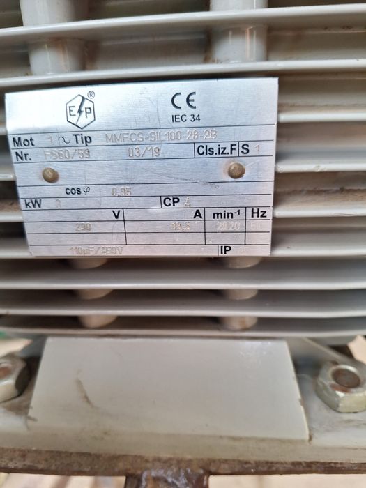 Despicator lemne tip con motor EP 3kw