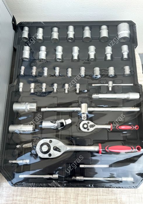 Бепул доставка ключ набор 213 персон в большом чемодане оригинал новый