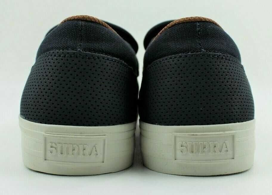 %ПРОМО% SUPRA № 41 & 42 – Мъжки кожени обувки в тъмно синьо нови