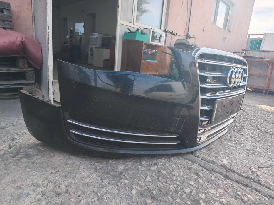 Оборудвана здрава Предна броня Audi A8 D4