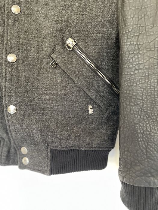 Pierre Balmain leather and cotton M