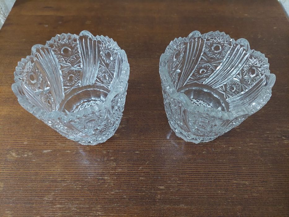 Конфетница хрустальная