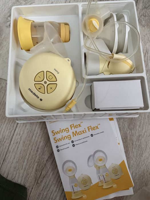 Молокотсос medela swing flex двухфазный