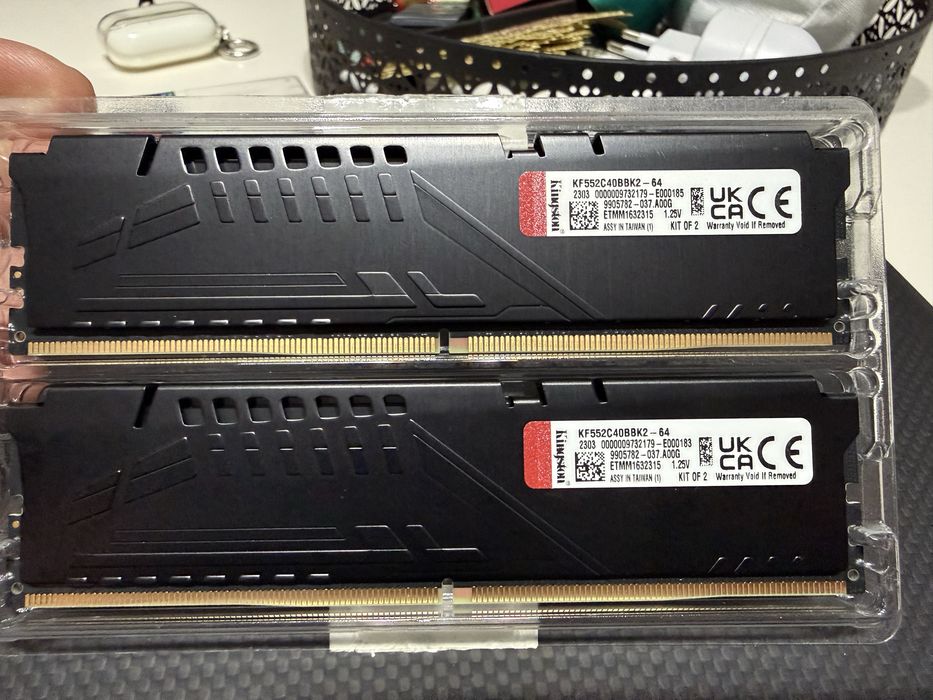 Kit RAM Kingston FURY Beast 64GB (2x32GB) DDR5 5200MHz CL40 – Nou
