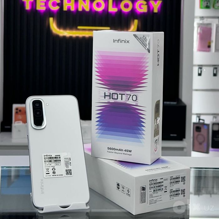 Infinix Hot 70 New Super Skidka+Garantiya+Dastafka