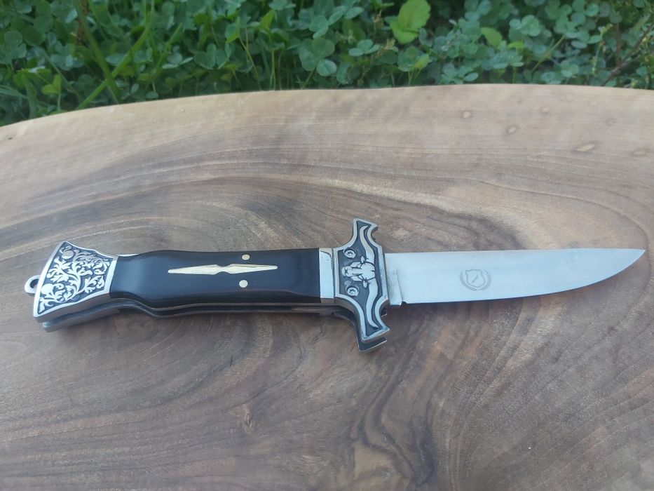 Сгъваем джобен нож Columbia pocket knife с дръжка от дърво,бивол МС123