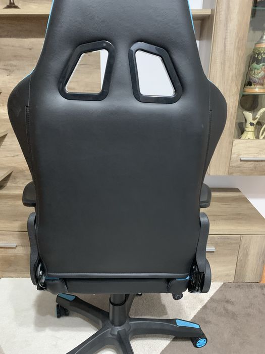 Vand Scaun gaming Kring Racer One, PU, Negru cu Albastru