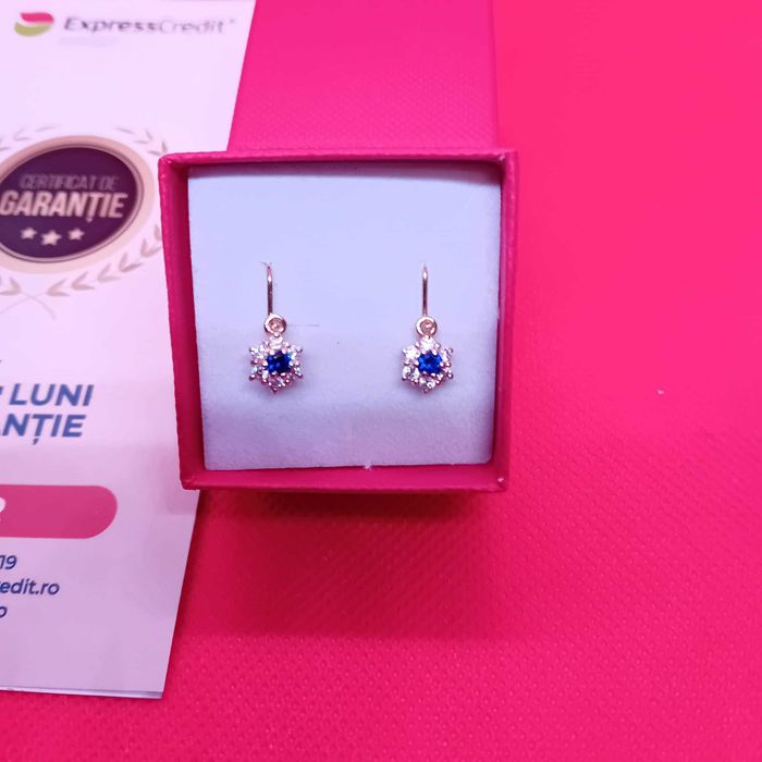 Cercei aur 14k 2.17 g (Ag4 Dacia B50973.2)-Garantie 2 Ani