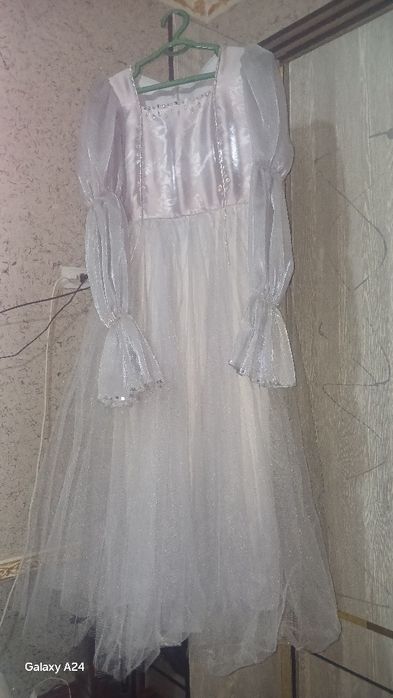 Vecherniy ko'ylak qo'l ishi bezaklari matreali arganza 2xil