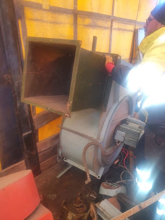 Ventilator industrial cu motor de 7,5kw